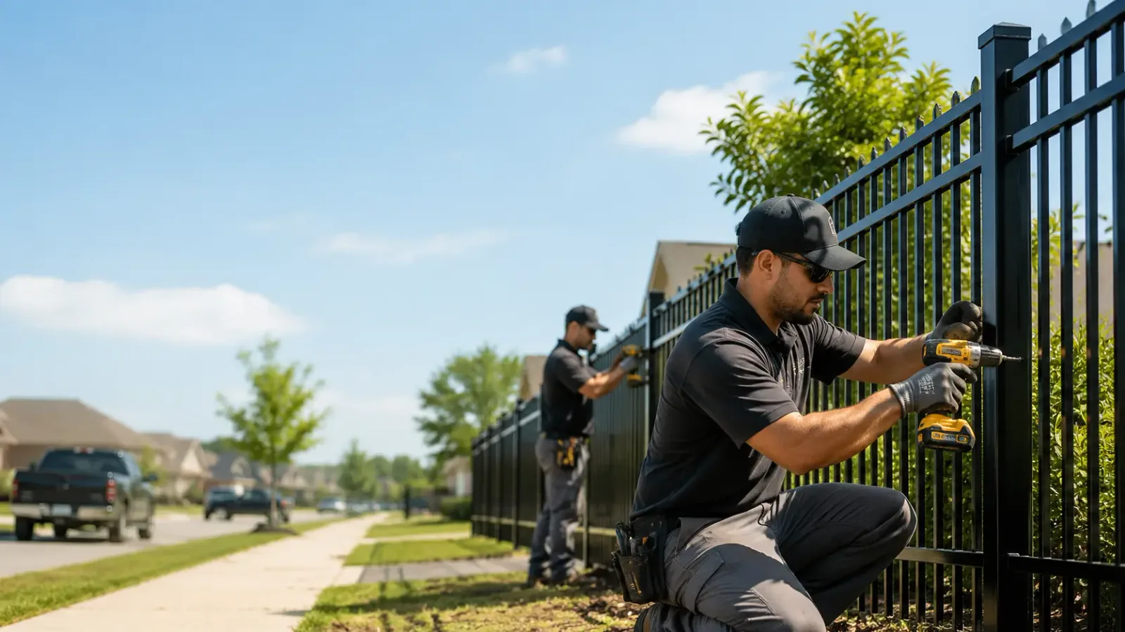 Metal Fence Installation in Hallieford, VA